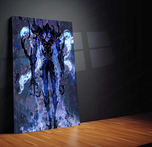 Solo Leveling Metal Poster | Sung Jin-Woo Shadow Monarch Wall Art | Anime Manhwa Decor 19