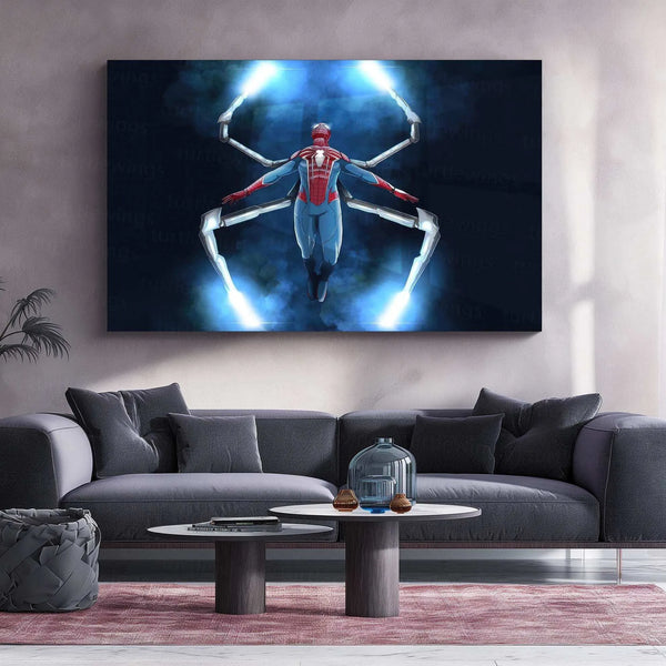 Spider-Man Neon LED Metal Poster - TURTLEWINGS 