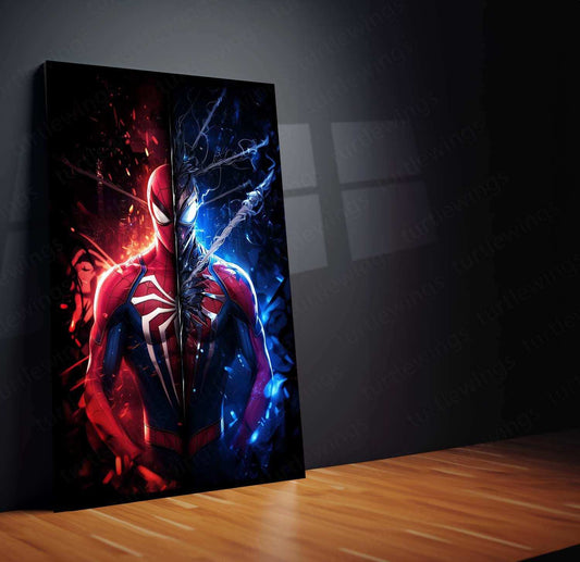 Spider-Man Metal Poster – Web-Slinging Hero | Marvel Comics Wall Art 3 - TURTLEWINGS 