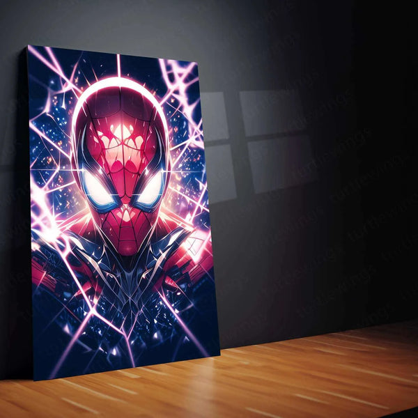 Spider-Man Metal Poster – Web-Slinging Hero | Marvel Comics Wall Art 2 - TURTLEWINGS 