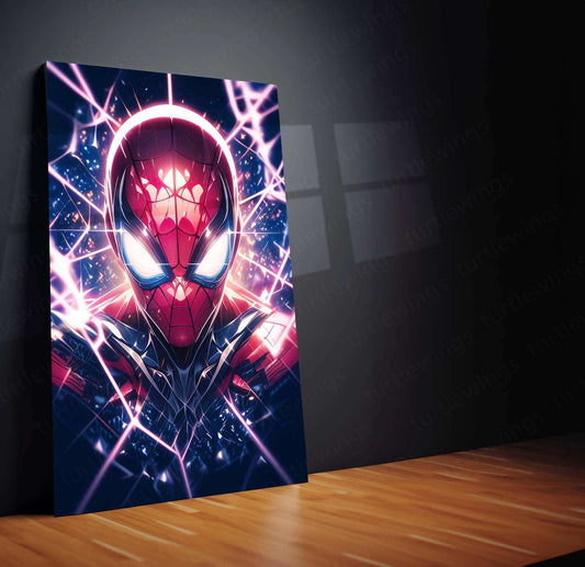 Spider-Man Metal Poster – Web-Slinging Hero | Marvel Comics Wall Art 2 - TURTLEWINGS 