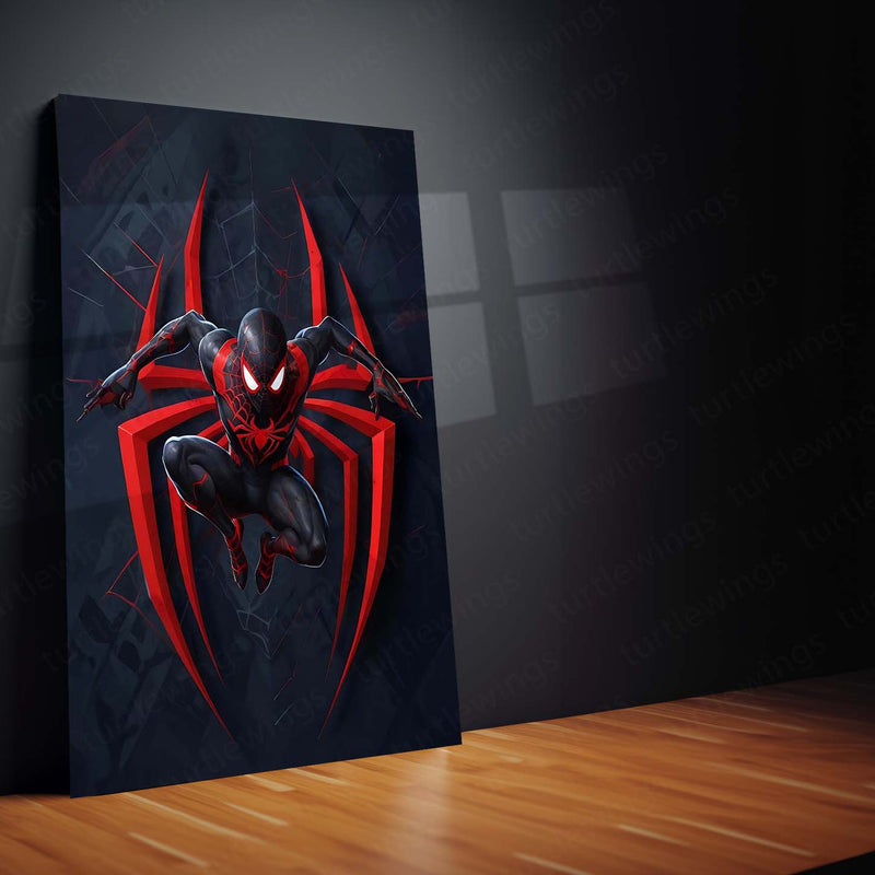 Spider-Man – Marvel Superhero Metal Frame | Wall Art for Kids & Fans 02 - TURTLEWINGS 