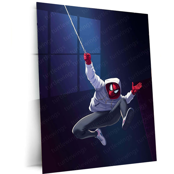 Spiderman Metal Frame | Marvel Superhero Wall Art - TURTLEWINGS 