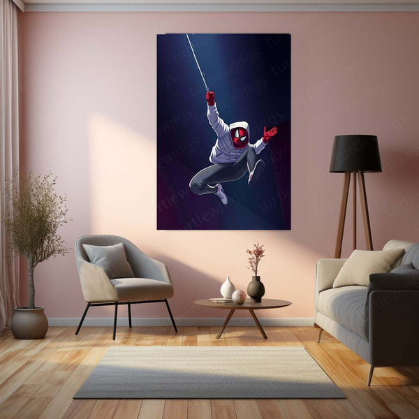 Spiderman Metal Frame | Marvel Superhero Wall Art - TURTLEWINGS 
