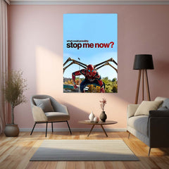 Quote Metal Poster | Spider-Man – What Could Possibly Stop Me Now? Metal Frame Unstoppable Mindset, Limitless Power & Modern Hero Motivation Wall Art | Superhero Quote Metal Poster