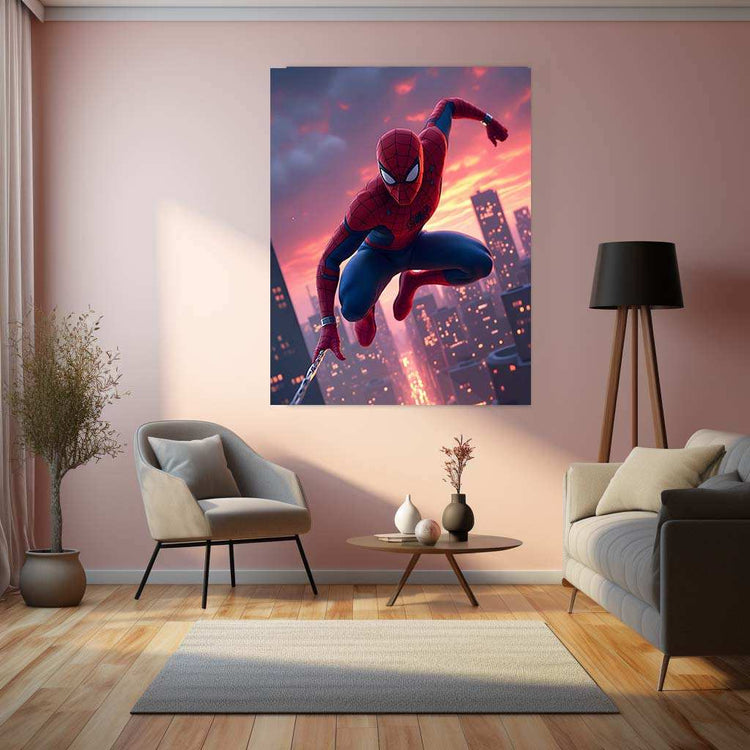 Spider-Man Metal Poster - TURTLEWINGS 