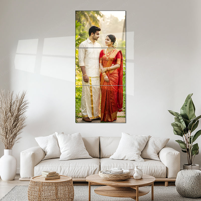Custom Split Metal Photo Wall Art – Turn Your Photo Into 3, 4 or 9 Panel Wall Art