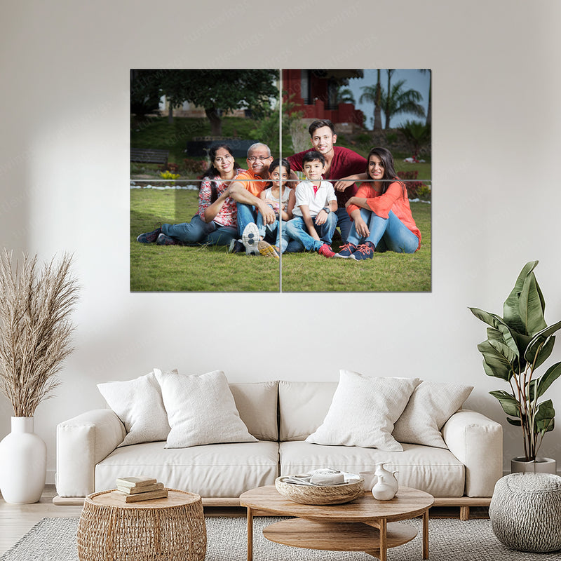 Custom Split Metal Photo Wall Art – Turn Your Photo Into 3, 4 or 9 Panel Wall Art