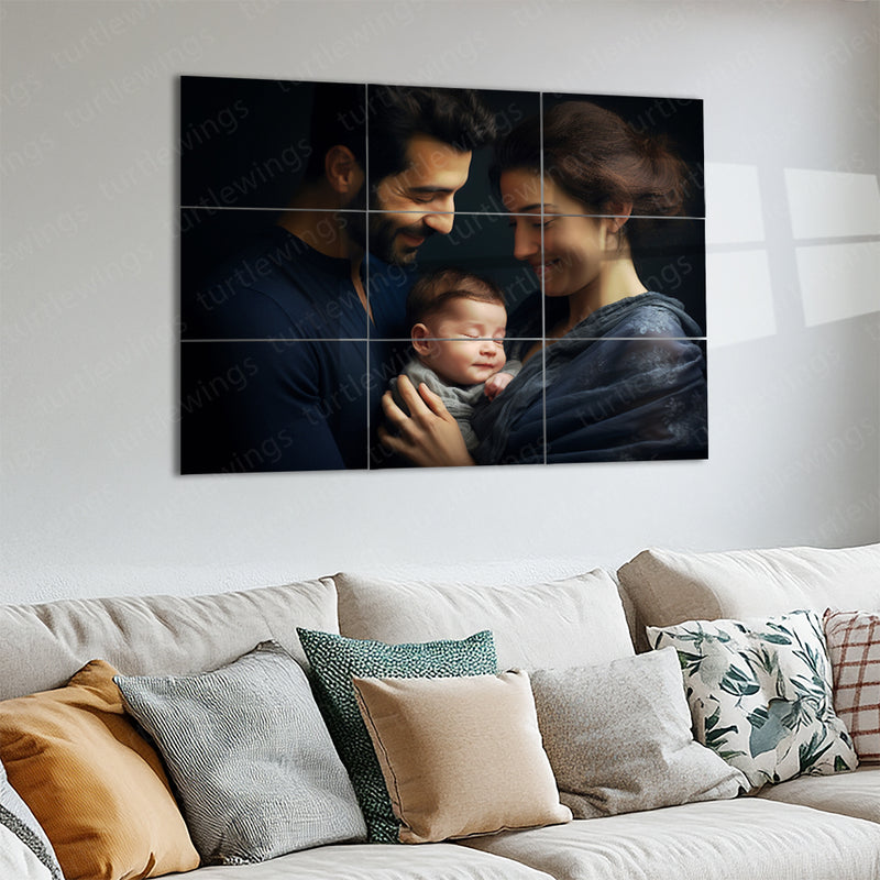 Custom Split Metal Photo Wall Art – Turn Your Photo Into 3, 4 or 9 Panel Wall Art