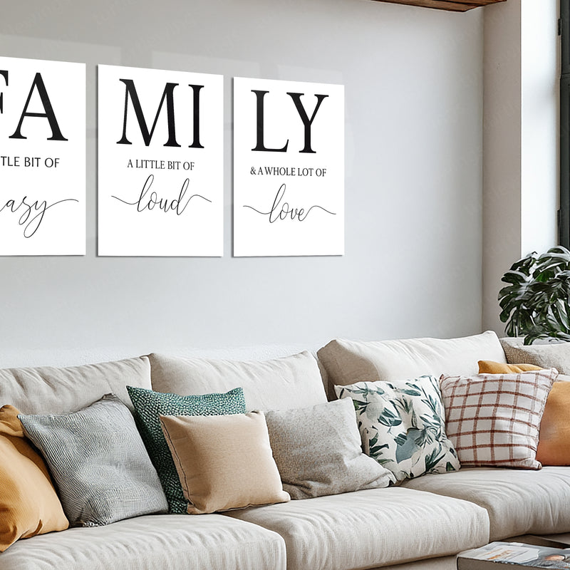 Motivational Metal Poster Set of 3 – Inspirational Wall Frame Décoretal wall frame set 01