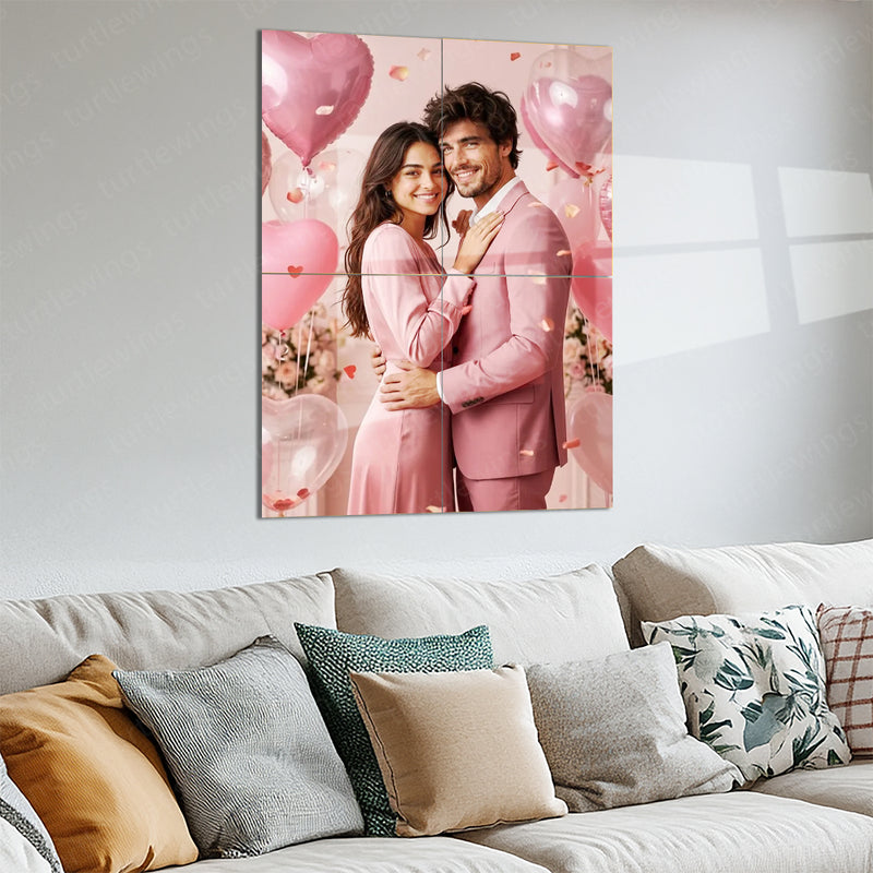 Custom Split Metal Photo Wall Art – Turn Your Photo Into 3, 4 or 9 Panel Wall Art