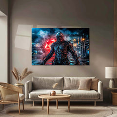 Movies & Series Metal Poster | Stranger Things Metal Frame | Dark Sci-Fi Wall Art | Upside Down Inspired Metal Poster