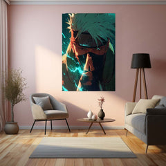 Kakashi Hatake Close-Up Metal Frame – Naruto Anime Wall Art | Sharingan Eye Poster | Cool Sensei Collectible for Otaku Fans - TURTLEWINGS 