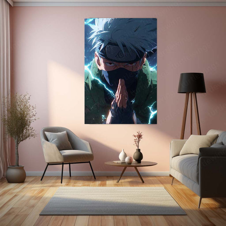 Anime Metal Poster | Kakashi Hatake – Naruto Metal Poster 02