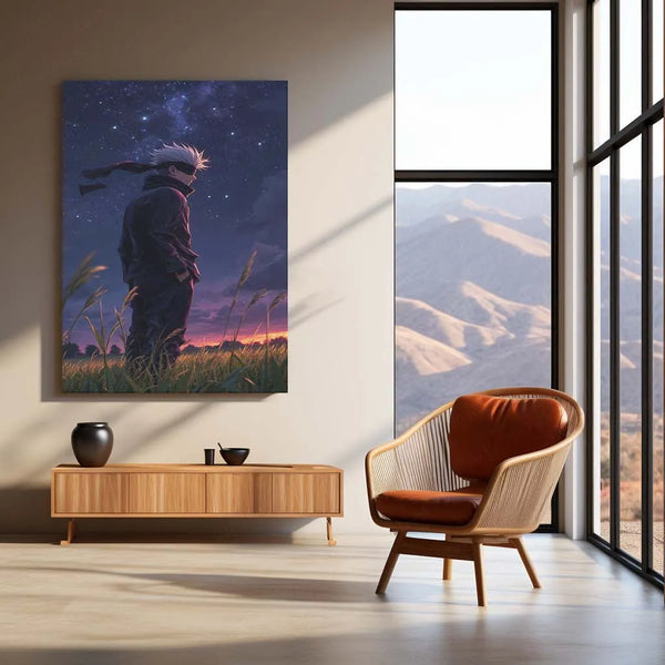 Anime Metal Poster | Satoru Gojo Metal Poster | Jujutsu Kaisen  Anime Frame | Stylish Duo Wall Art (Copy)