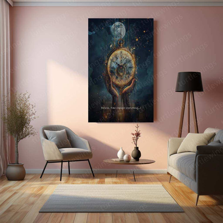 Time Watch – Healing Digital Painting - TURTLEWINGS 