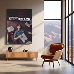 Quote Metal Poster | Christian Bale – That Voice Has Killed More Dreams Metal Frame Silencing Self-Doubt, Inner Discipline & Mental Strength Motivational Wall Art | Psychological Grit Quote Metal Poster