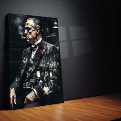 The Godfather Metal Poster | Classic Mafia Movie Wall Art