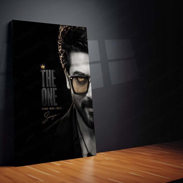 The One Suriya Metal Poster | Premium Tamil Superstar Wall Art