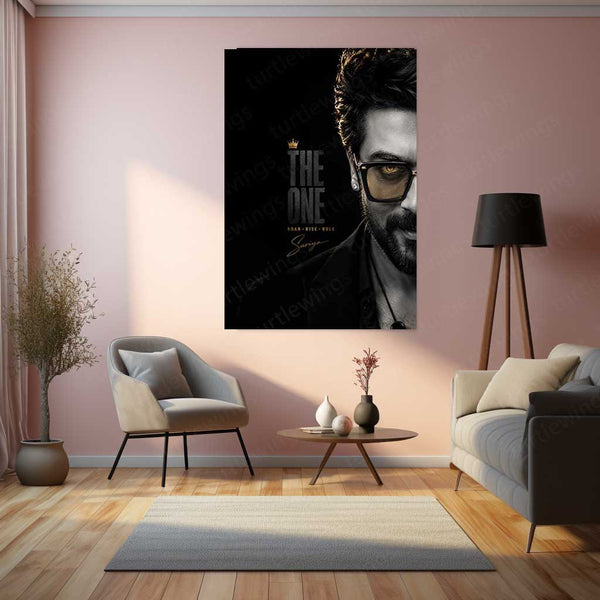 The One Suriya Metal Poster | Premium Tamil Superstar Wall Art