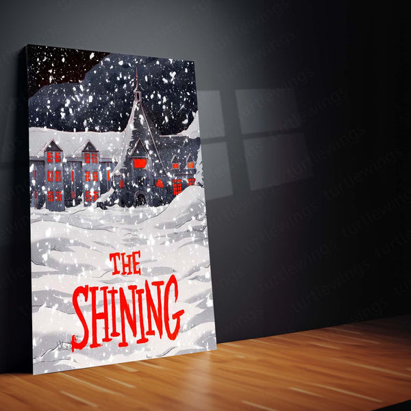 The Shining Winter Poster – Haunted Hotel Snowy Scene | Horror Classic Metal Frame