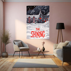 The Shining Winter Poster – Haunted Hotel Snowy Scene | Horror Classic Metal Frame