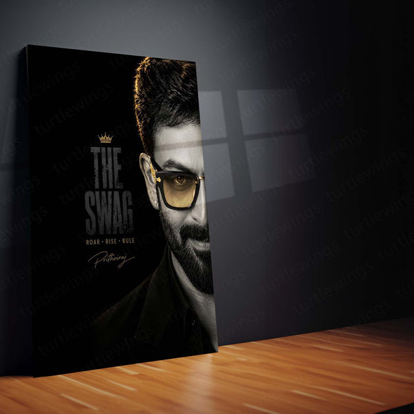 The Swag Prithviraj Sukumaran Metal Poster | Premium Malayalam Superstar Wall Art