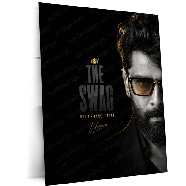 The Swag Vikram Metal Poster | Premium Tamil Superstar Wall Art