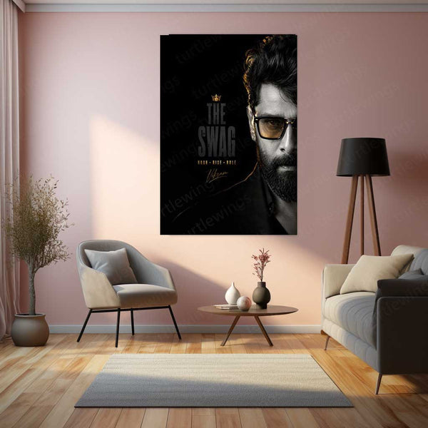 The Swag Vikram Metal Poster | Premium Tamil Superstar Wall Art