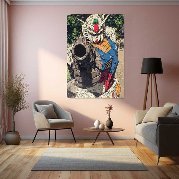 Anime Metal Poster | Upscaled Anime Artwork – Premium Metal Poster | High-Detail Wall Frame