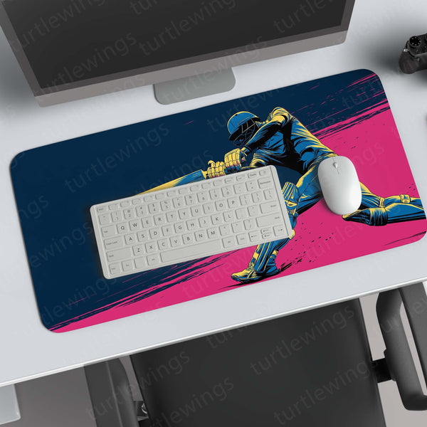Cricket Deskmat – Mouse Pad for Office & Gaming | Smooth Surface, Non-Slip Base, Premium Print