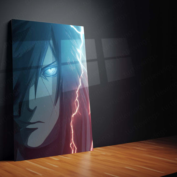 Madara Uchiha Rinnegan Close-Up Metal Frame – Naruto Shippuden Wall Art | God-Level Shinobi Poster | Dark Villain Otaku Decor - TURTLEWINGS 