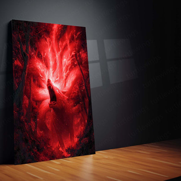 Kurama – The Nine-Tails Unleashed | Naruto Anime Poster - TURTLEWINGS 