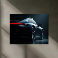 LED | 🚗 2025 Porsche 911 Neon LED Metal Poster | Iconic Supercar Wall Decor - TURTLEWINGS 