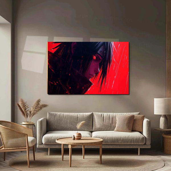Anime Metal Poster |  Madara Uchiha Metal Poster | Naruto Shippuden Wall Art | Uchiha Clan Power Decor 1