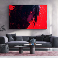 Anime Metal Poster | Madara Uchiha Metal Poster | Naruto Shippuden Wall Art | Uchiha Clan Power Decor 1 - TURTLEWINGS 
