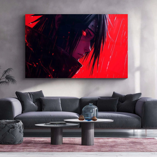 Anime Metal Poster |  Madara Uchiha Metal Poster | Naruto Shippuden Wall Art | Uchiha Clan Power Decor 1