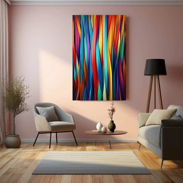 Abstract Art Metal Poster | Modern Wall Decor | Contemporary Aesthetic Artwork - TURTLEWINGS 
