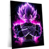 Vegeta Metal Poster – Dragon Ball Z Warrior | Saiyan Prince Wall Art | Powerful Anime Decor
