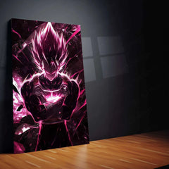 Vegeta Metal Poster – Dragon Ball Z Warrior | Saiyan Prince Wall Art 4 - TURTLEWINGS 
