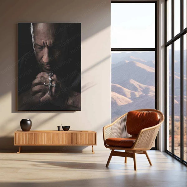Vin Diesel Metal Poster – Fast & Furious Star | Iconic Action Hero Wall Art - TURTLEWINGS 