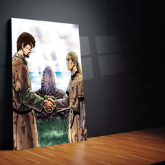 Anime Metal Poster | Vinland Saga – Thorfinn Manga Metal Poster | Viking Anime Wall Frame 01