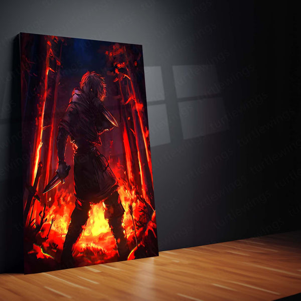 Anime Metal Poster | Vinland Saga – Thorfinn Manga Metal Poster | Viking Anime Wall Frame 07