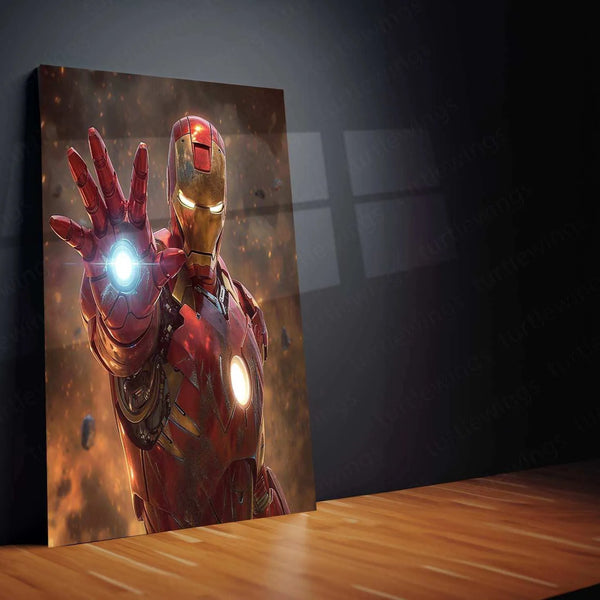 Iron Man Art Print - Iconic Marvel Superhero - TURTLEWINGS 