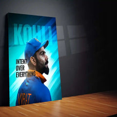 Cricket Metal Poster | Virat Kohli Metal Poster – Iconic Cricket Legend Wall Art 03 - TURTLEWINGS 
