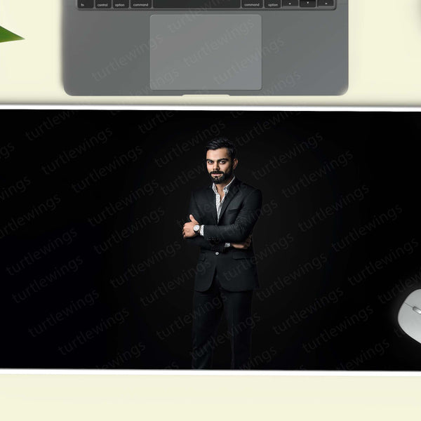 Virat kohli Deskmat – Mouse Pad for Office & Gaming | Smooth Surface, Non-Slip Base, Premium Print 02