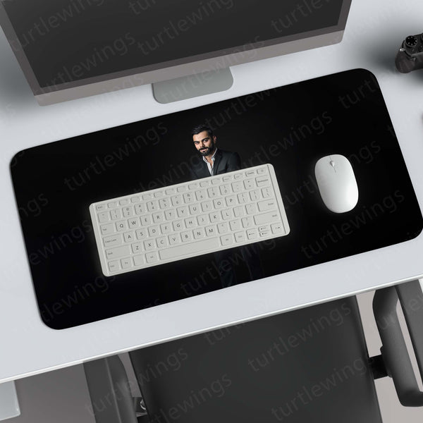 Virat kohli Deskmat – Mouse Pad for Office & Gaming | Smooth Surface, Non-Slip Base, Premium Print 02