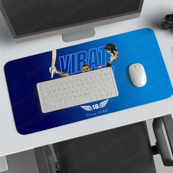 Virat kohli Deskmat – Mouse Pad for Office & Gaming | Smooth Surface, Non-Slip Base, Premium Print 01