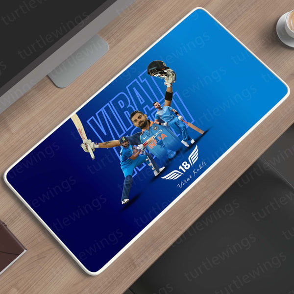 Virat kohli Deskmat – Mouse Pad for Office & Gaming | Smooth Surface, Non-Slip Base, Premium Print 01