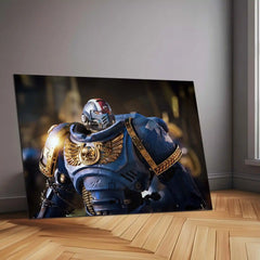Warhammer – Eternal War | Grimdark Battle Metal Frame | Sci-Fi Warfare Wall Art 01 - TURTLEWINGS 